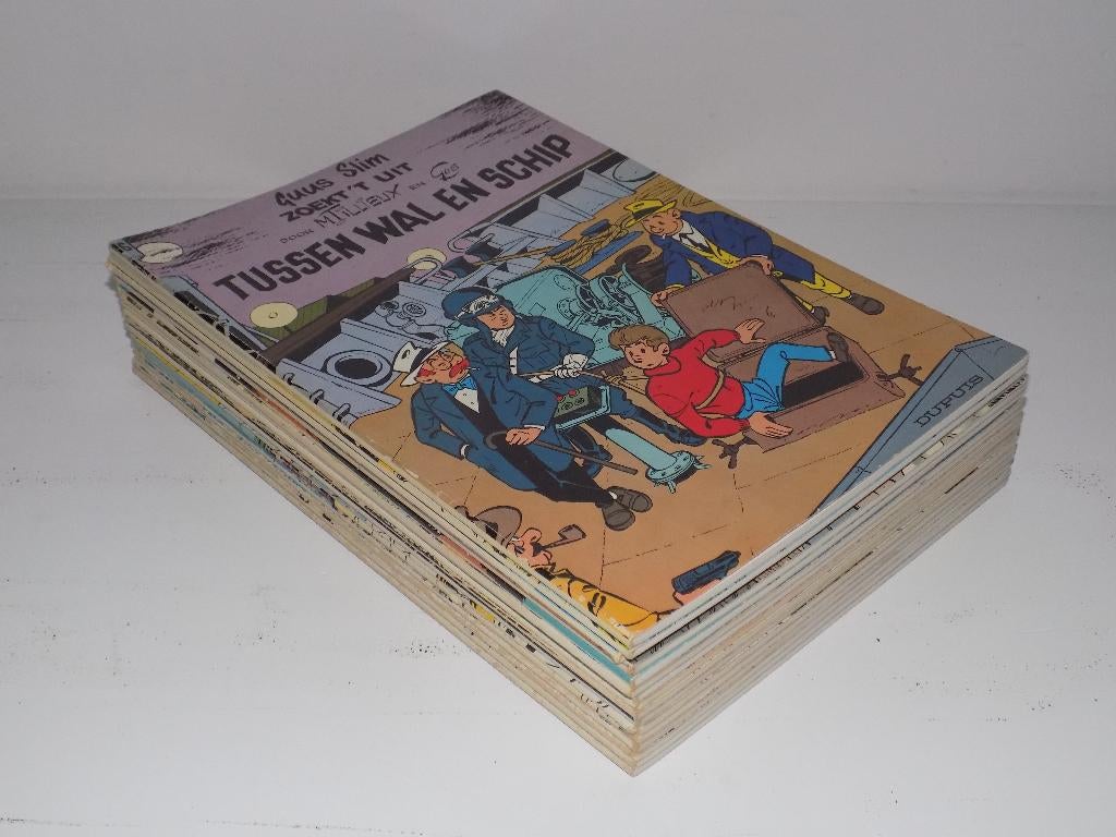 Guus Slim ~ Complete serie 1 t/m 16, Eén stripboek, Ophalen of Verzenden, Gelezen