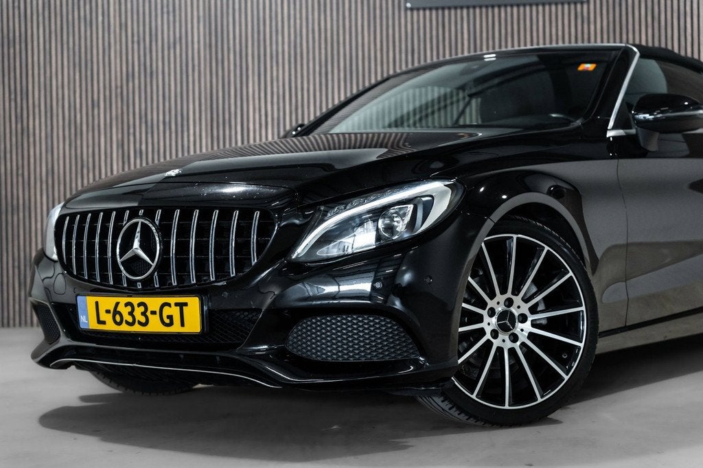 Mercedes-Benz C-klasse Cabrio 180 AMG Pakket LED BUR, Auto's, Automaat, Achterwielaandrijving, Gebruikt, Cabriolet