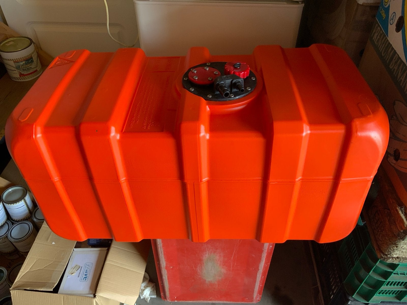 Oranje brandstoftank voor boot, 102 liter, Ophalen, Nieuw