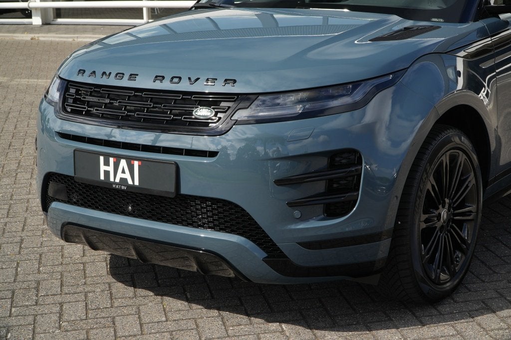 Land Rover Range Rover Evoque 1.5 P270e AWD Dynamic SE I Pan, Automaat, Adaptive Cruise Control, Zwart, Blauw