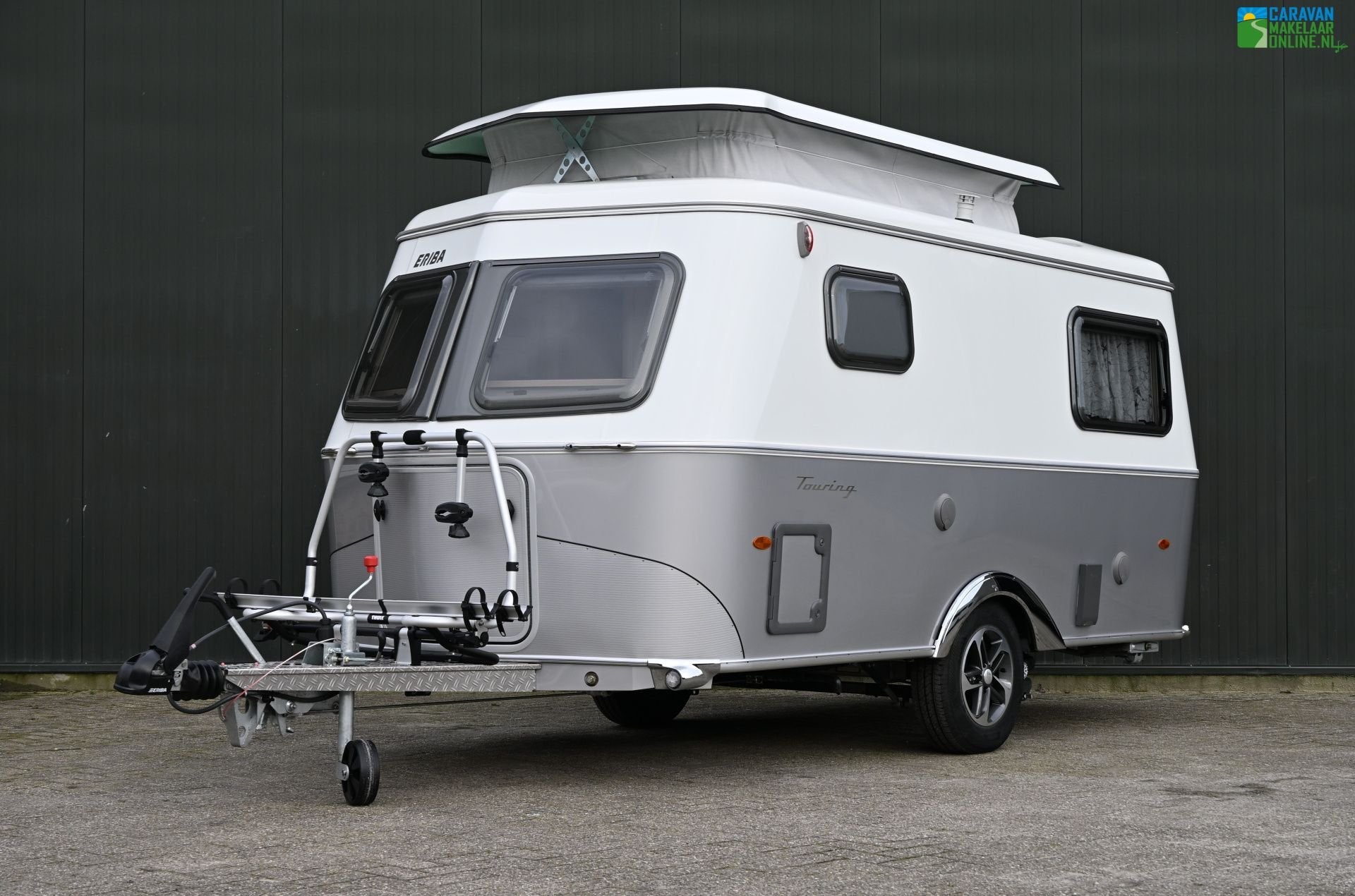 Eriba Touring Triton 420 Mover Voortent Fietsdrager Autark, Caravans en Kamperen, Caravans, Standaardzit, Kachel, Tot en met 2