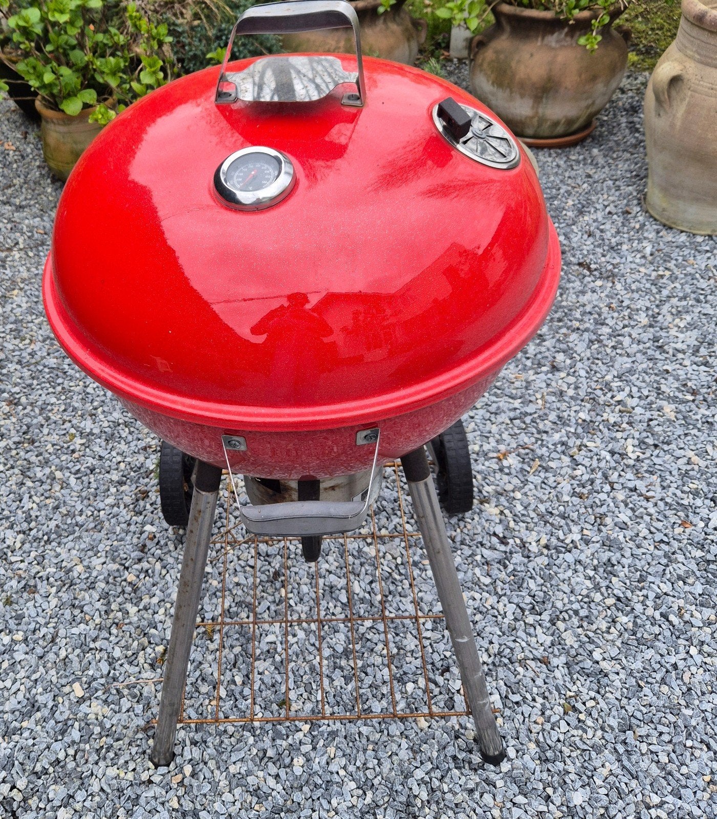 Grote XXL houtskoolbbq Central Park gekocht bij Brico!, Ophalen