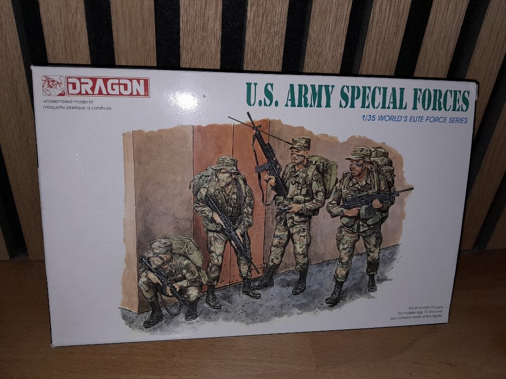 Modelbouw Dragon US army special forces 3024 1:35, Ophalen of Verzenden, Zo goed als nieuw, 1:35 tot 1:50, Figuur of Figuren