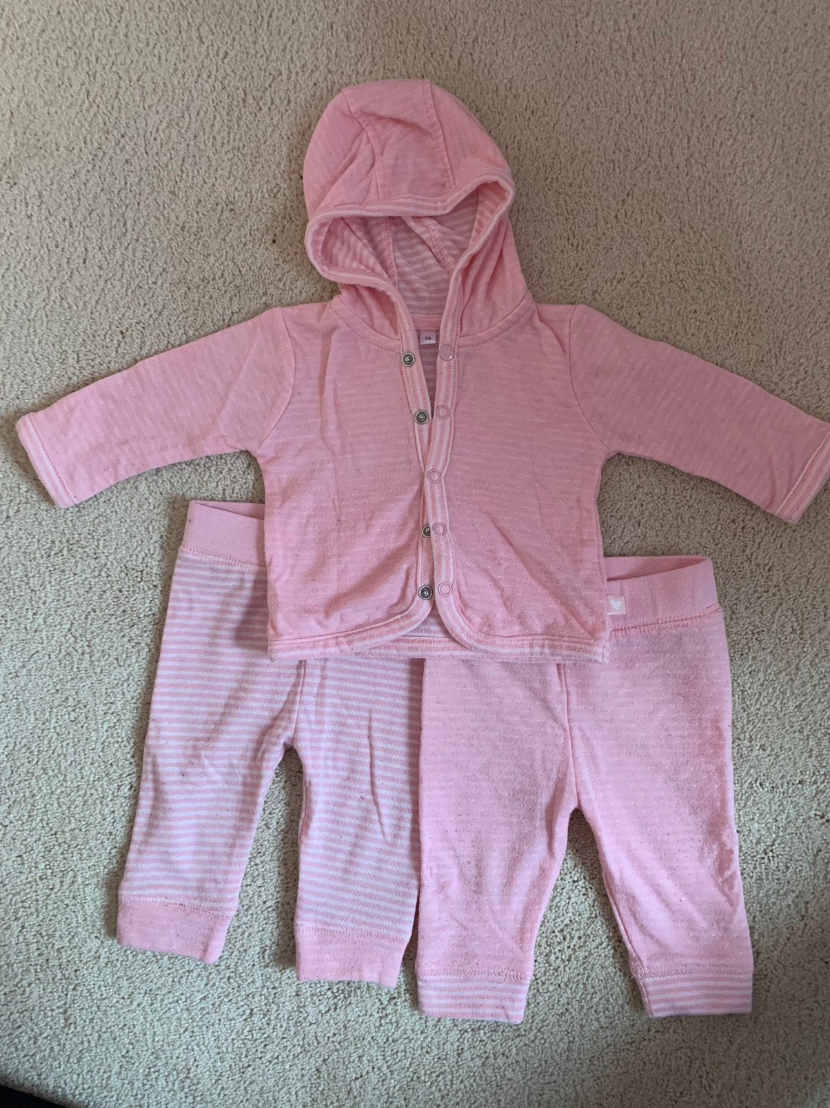 Baby pakje maat 56, Kinderen en Baby's, Babykleding | Maat 56, Ophalen of Verzenden, Zo goed als nieuw, Meisje