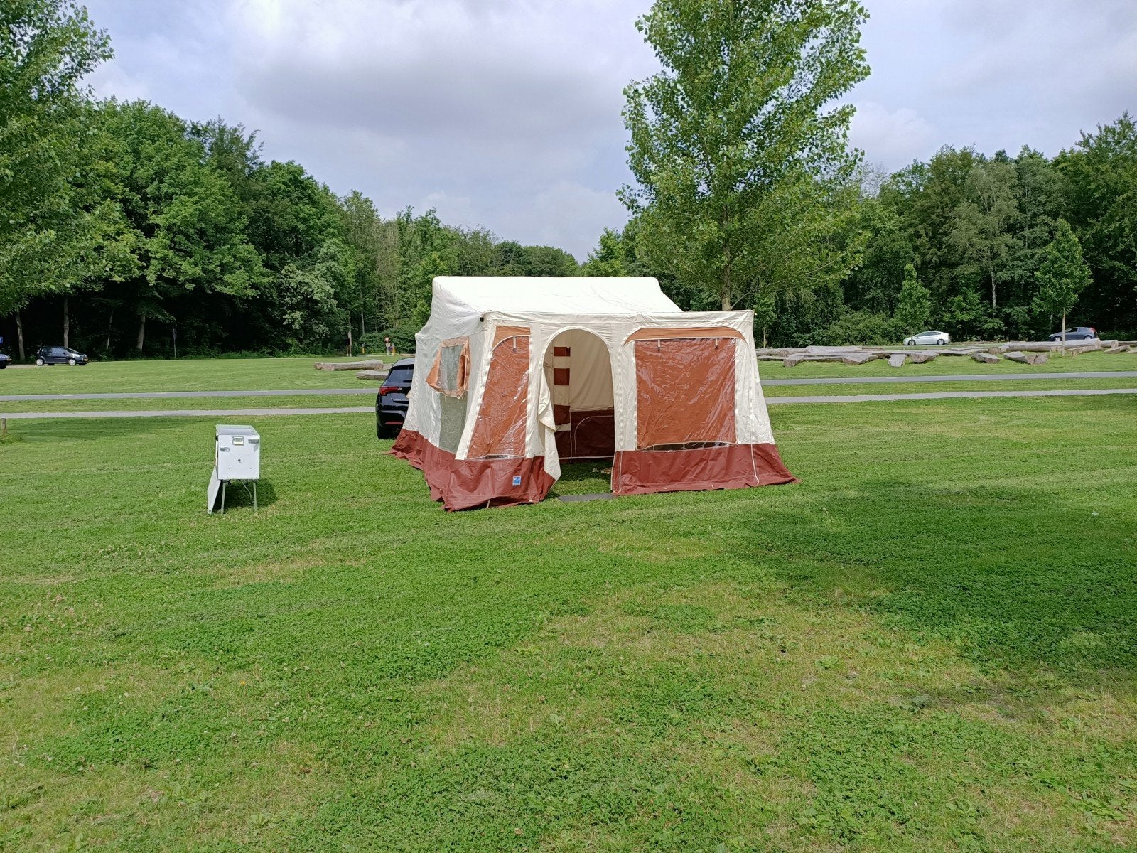 Vouwwagen Jamet Jametic outdoor., Caravans en Kamperen, Ophalen, Gebruikt, Tot en met 4