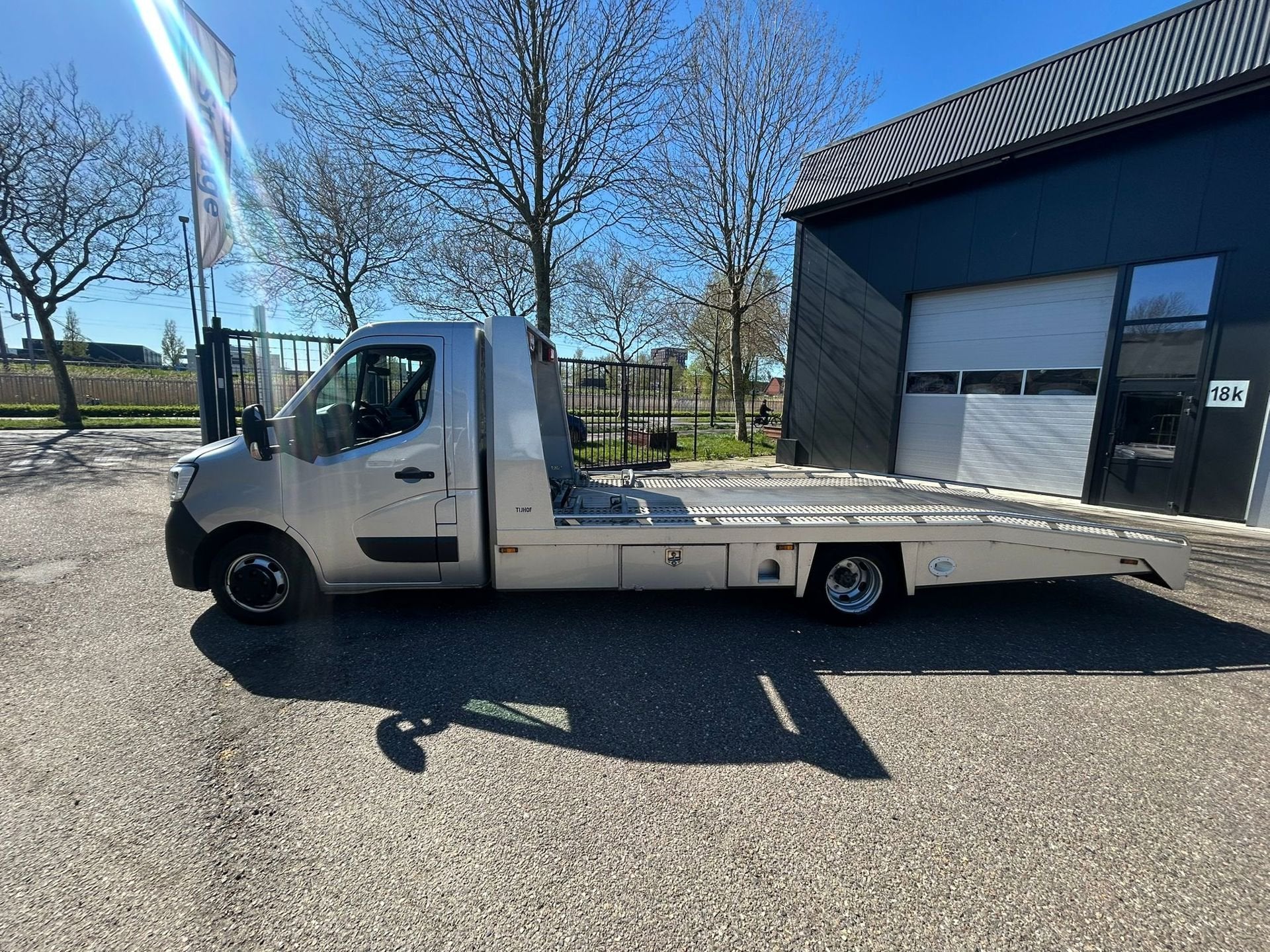 Renault Master T35 2.3 dCi 165 L4 DL tijhof oprijwagen, Gebruikt, Euro 6, 4 cilinders, Renault