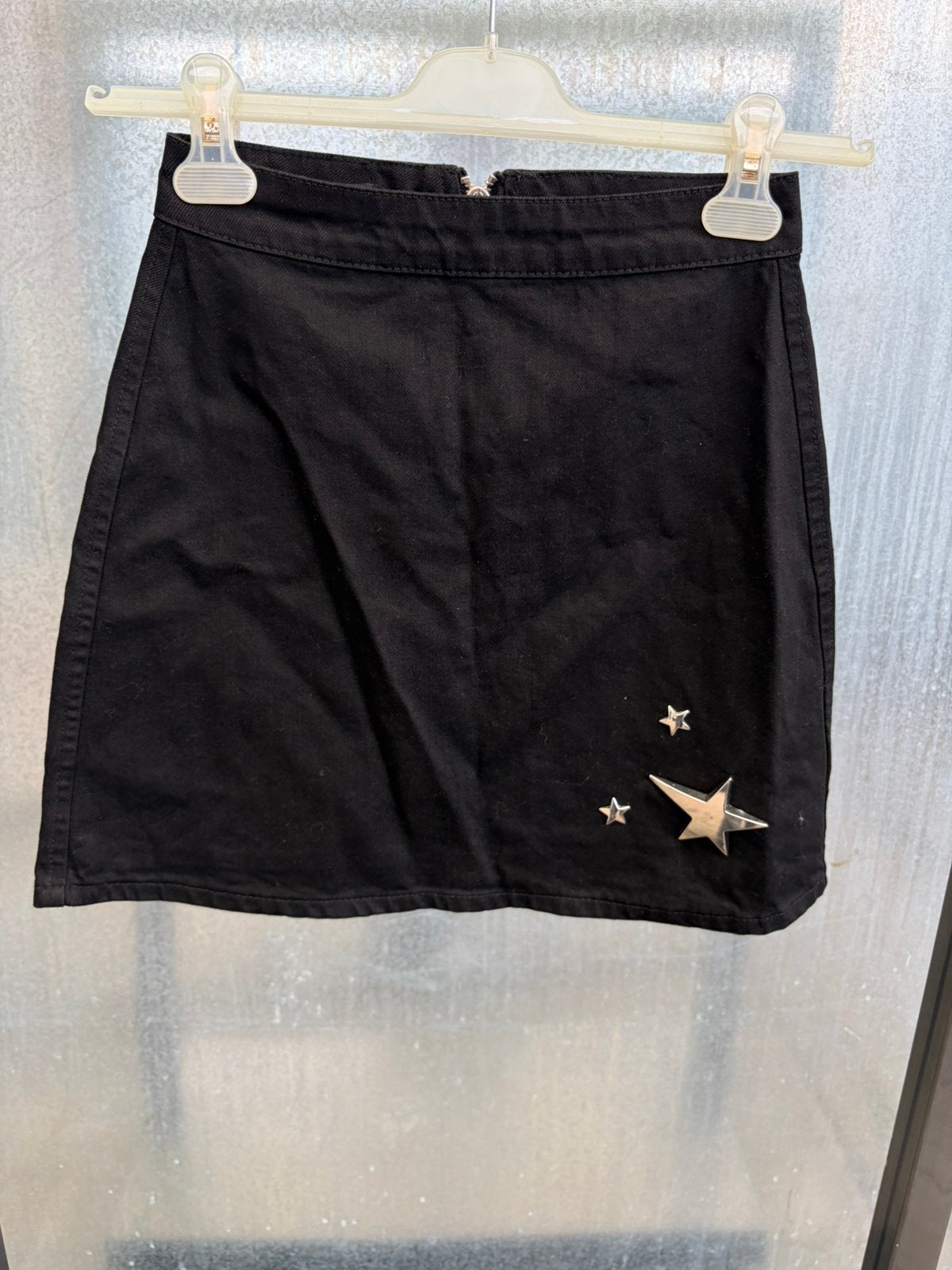 Nikkie rok 34 zwart ster zilver stars, Zwart, Ophalen of Verzenden, Zo goed als nieuw, Maat 34 (XS) of kleiner