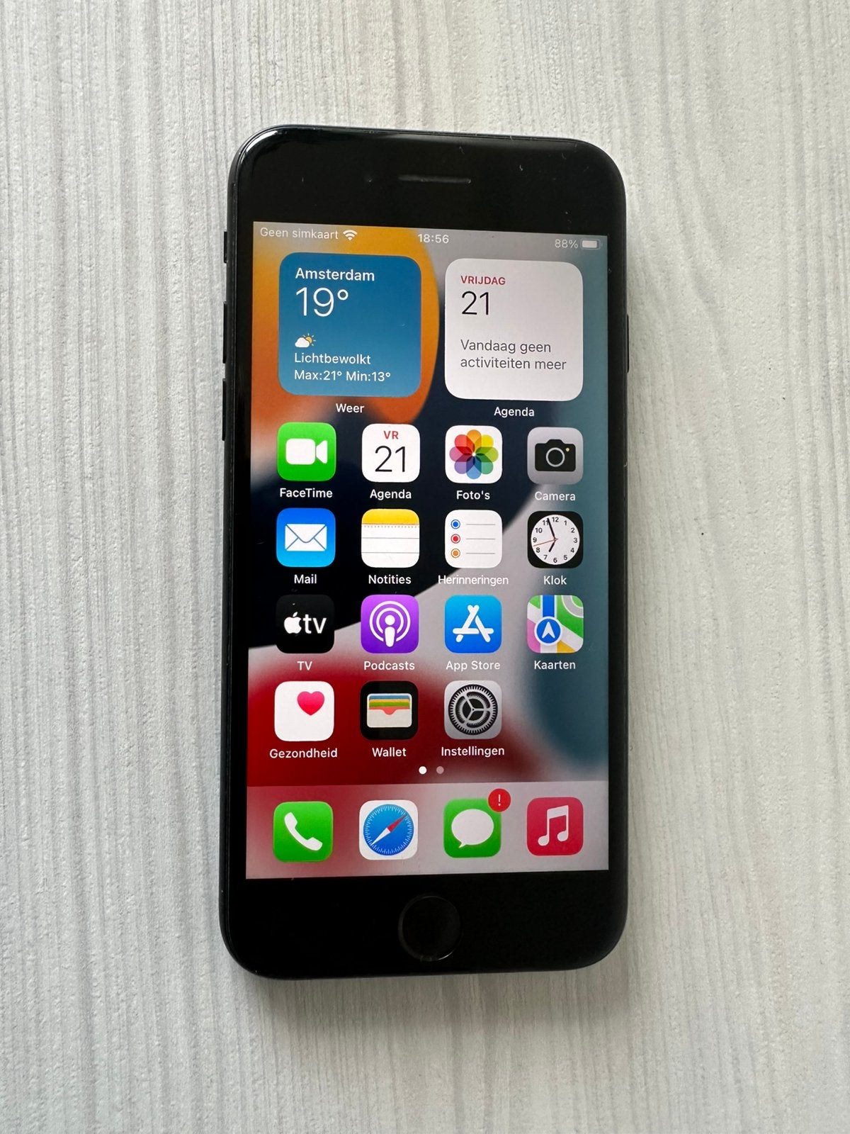 Appel iPhone 7 128GB, Telecommunicatie, Mobiele telefoons | Apple iPhone, Zwart, Ophalen of Verzenden, Zonder simlock, IPhone 7