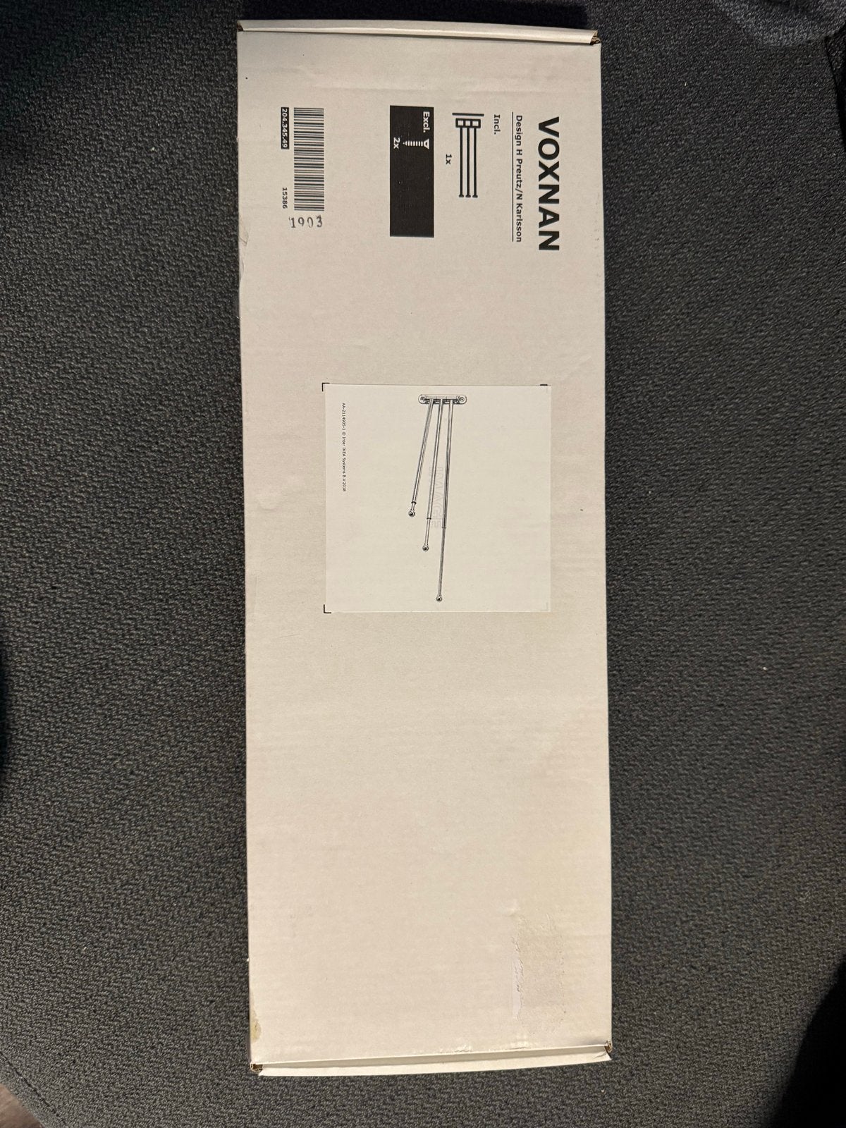 IKEA VOXNAN handdoekenrek - Nieuw in doos, Ophalen of Verzenden, Nieuw, IKEA, Handdoekenrek