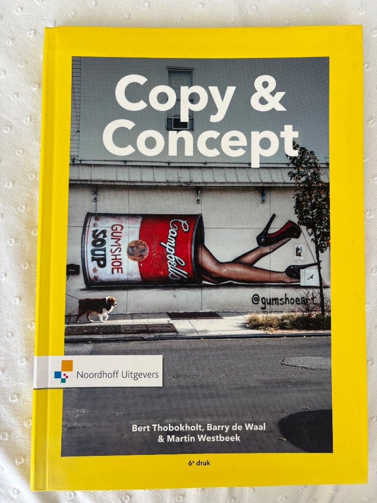 Copy & Concept, Verzenden, HBO, Zo goed als nieuw, Noordhoff Uitgevers