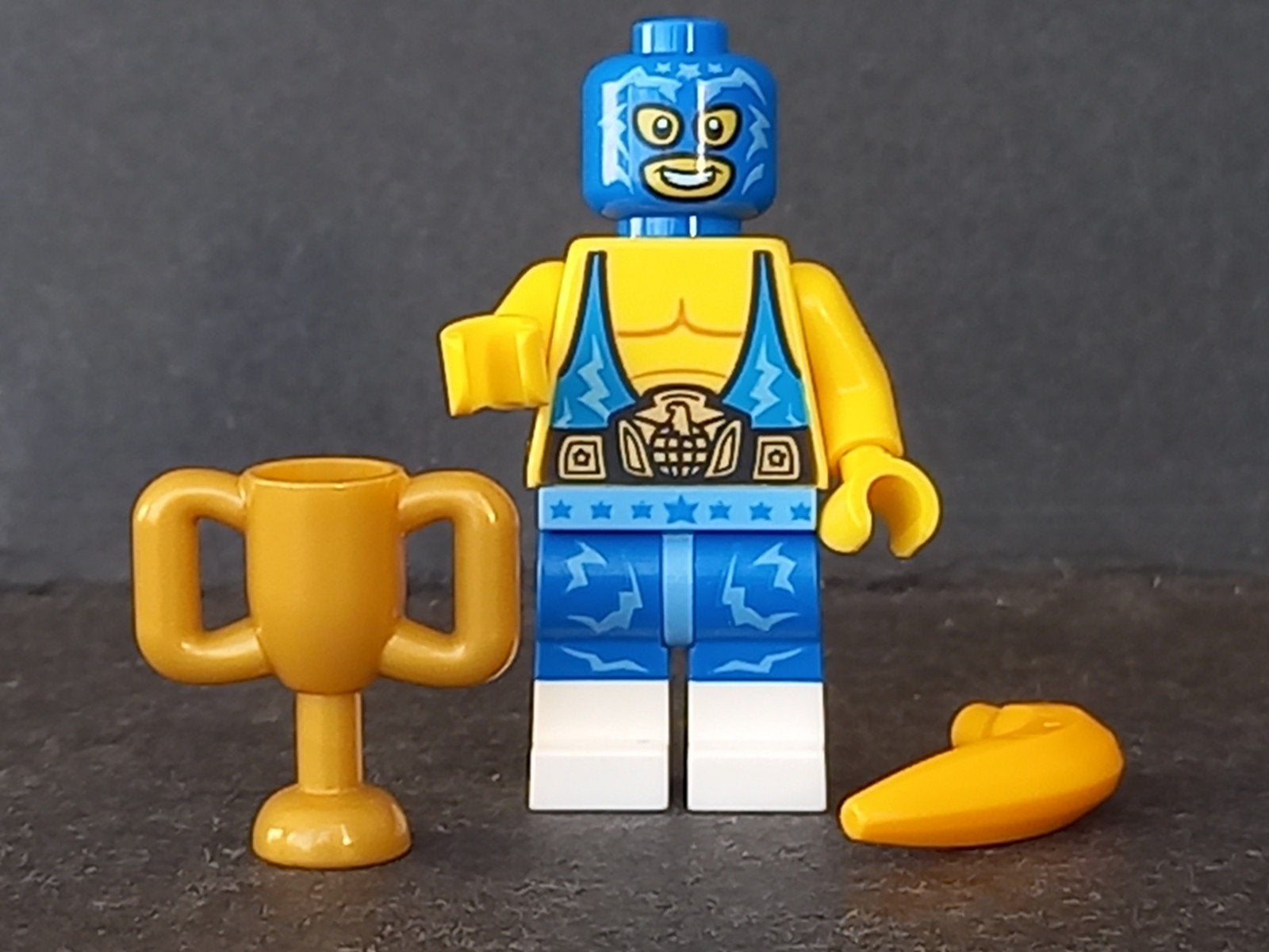Lego minifig NIEUW BAM Wrestler Worstelaar Free Fighter, Lego, Nieuw, Ophalen of Verzenden, Minifiguur