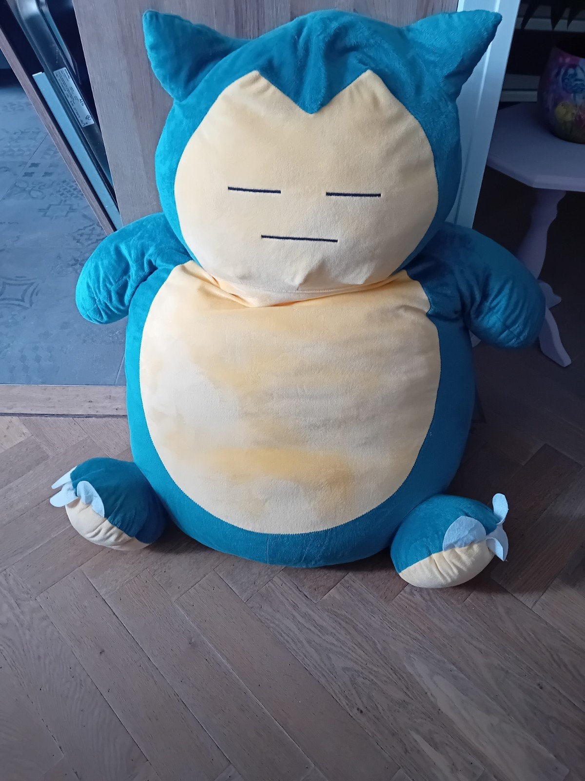 Grote Snorlax knuffel Pokémon, Kinderen en Baby's, Speelgoed | Knuffels en Pluche, Ophalen, Overige merken, Overige typen, Blauw