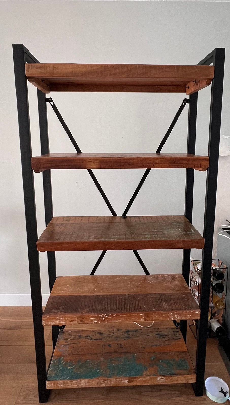 Mooie houten stellingkast, Ophalen, Zo goed als nieuw