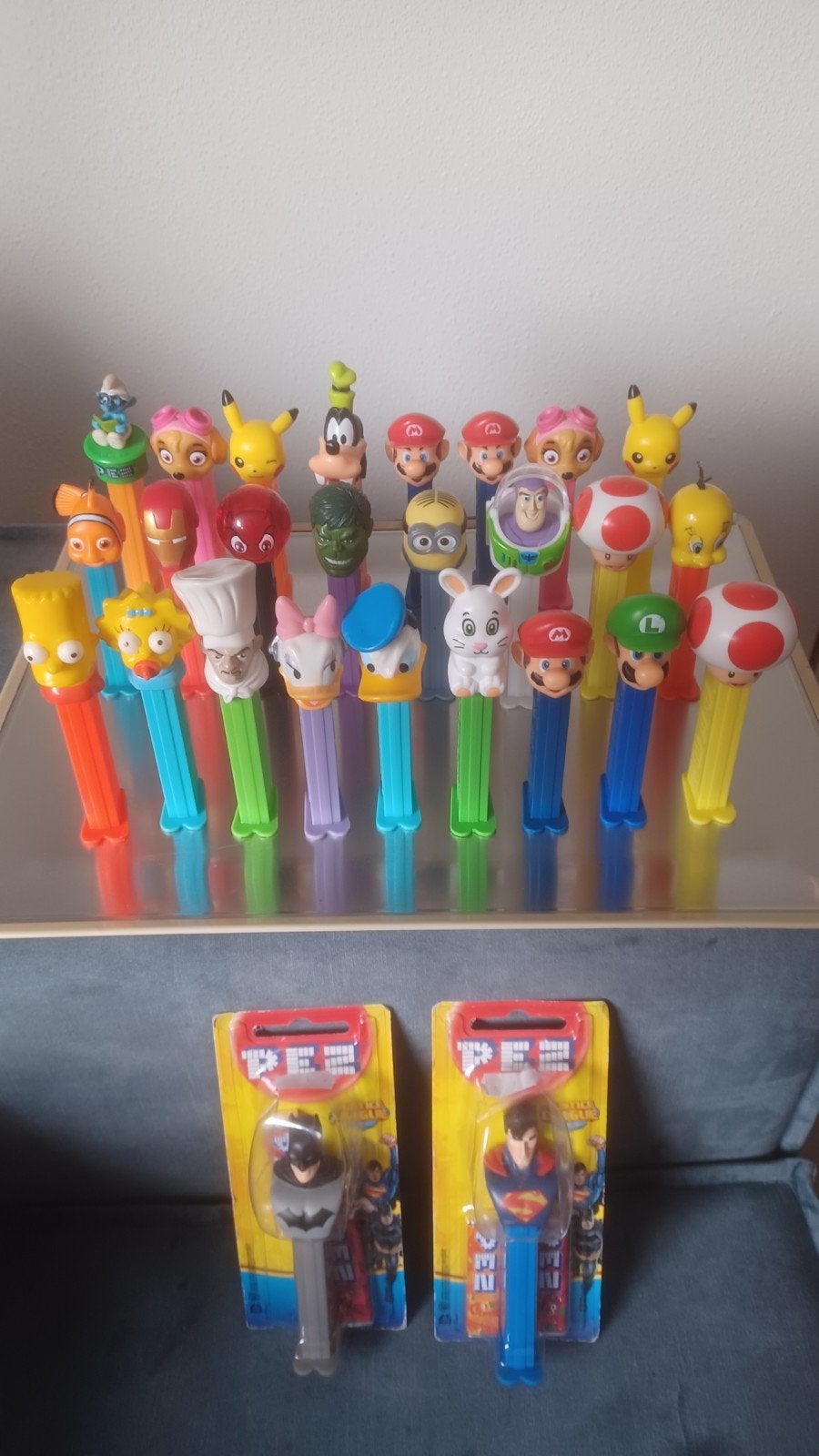 Collectie PEZ candy dispenser snoepbuisjes 27 stuks, Verzamelen, Ophalen of Verzenden