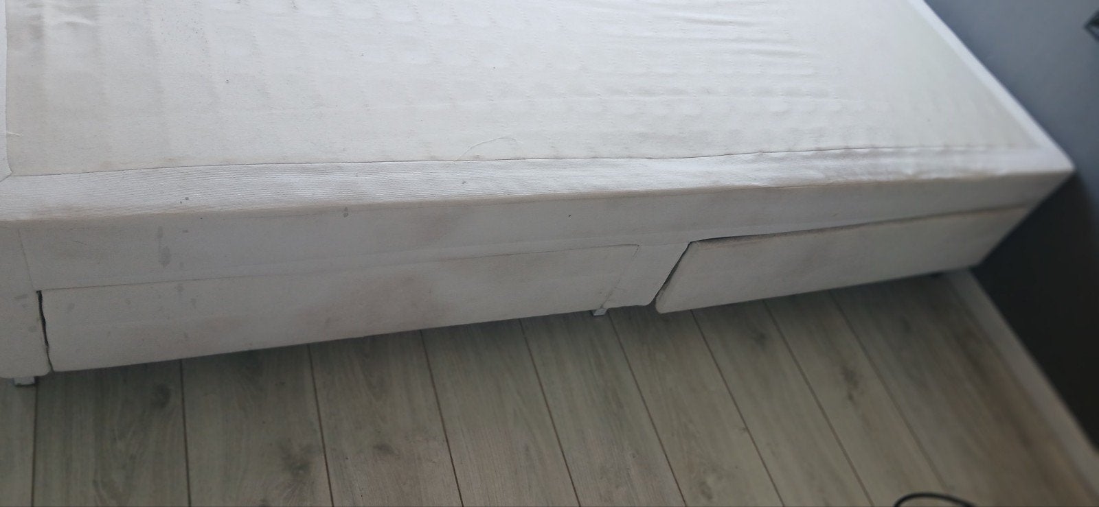 boxspring, Ophalen, Gebruikt, 90 cm, Eenpersoons
