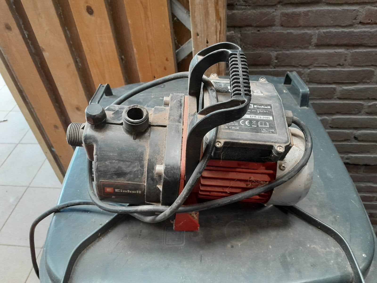 einhell waterpomp, Tuin en Terras, Ophalen of Verzenden, Zo goed als nieuw, Beregeningspomp