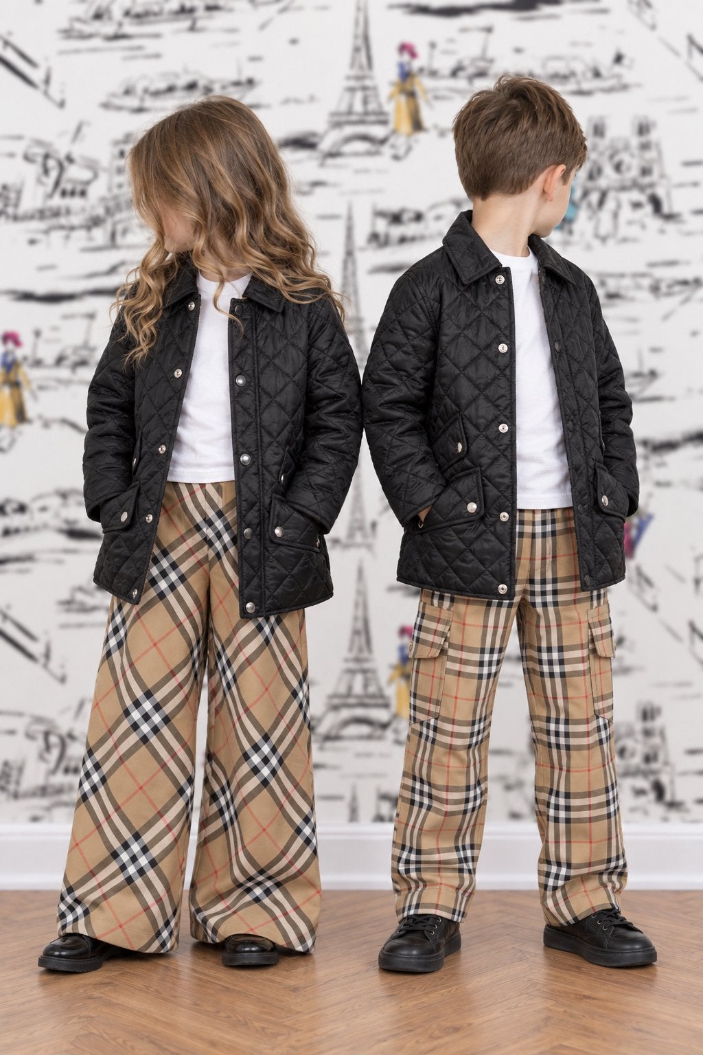 Burberry zwarte quilted herfst jas maat 6 (uniseks)