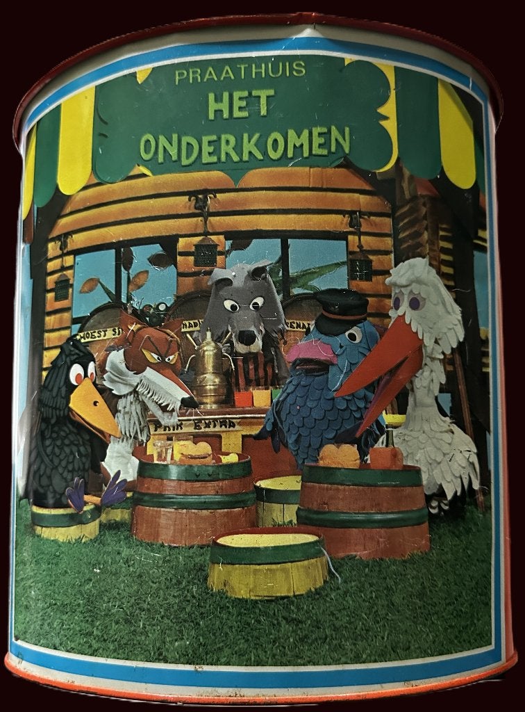 Vintage Tomado Fabeltjeskrant Prullenbak (1968) - Uniek!, Ophalen, Gebruikt, Tv, Gebruiksvoorwerp