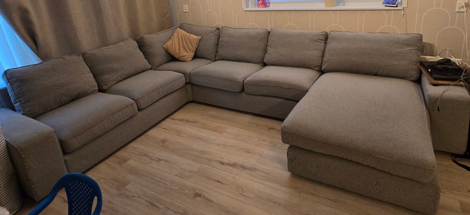 IKEA KIVIK U-vormige bank te koop – bieden!, Ophalen, Gebruikt