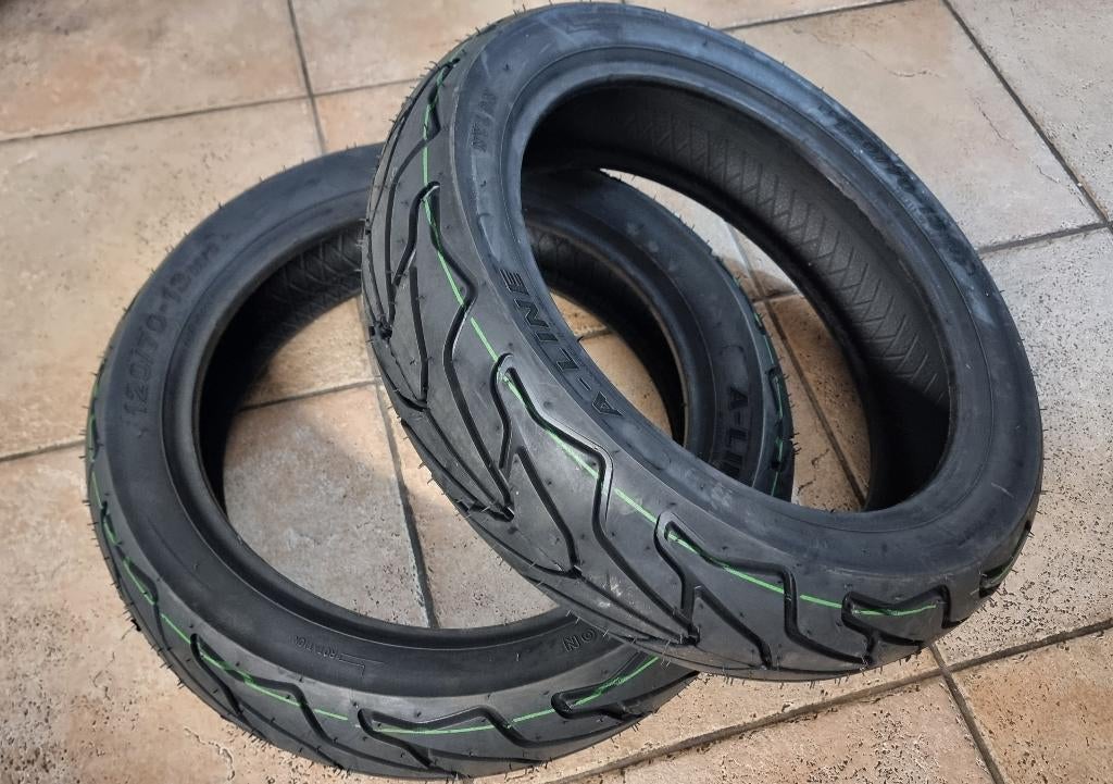 Buitenbanden set (2x) Scooter A-Line 120/70-13 nieuw, Ophalen of Verzenden, Nieuw, Overige typen, Universeel