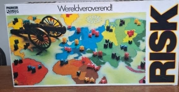 RISK COMPLEET IN RETRO COMPLEET ( zie foto’s), Ophalen of Verzenden, Zo goed als nieuw