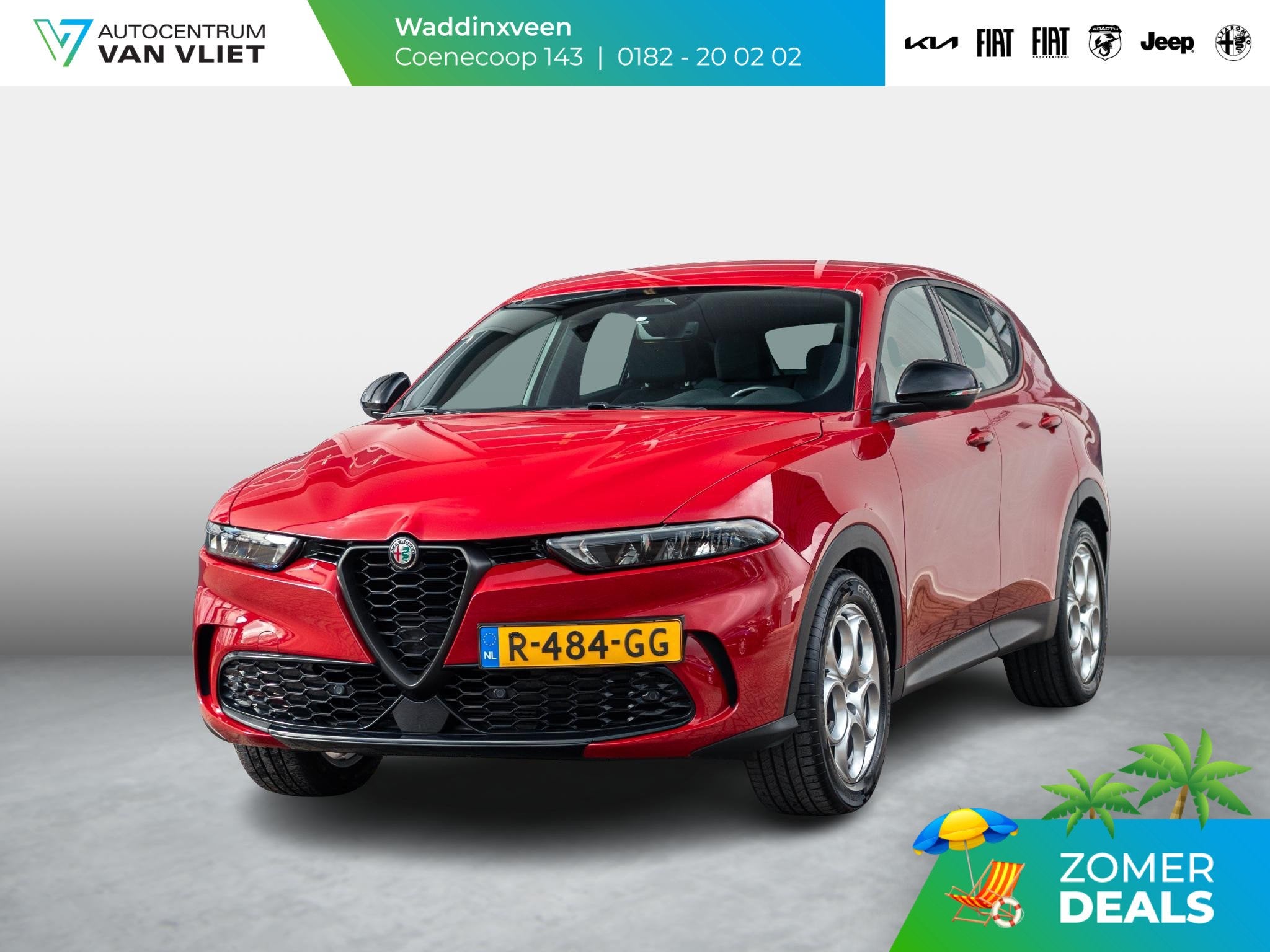 Alfa Romeo Tonale 1.5 Turbo 168pk Hybrid Sprint | Clima | Ad, Auto's, 12 maanden, Stof, Gebruikt, 4 cilinders