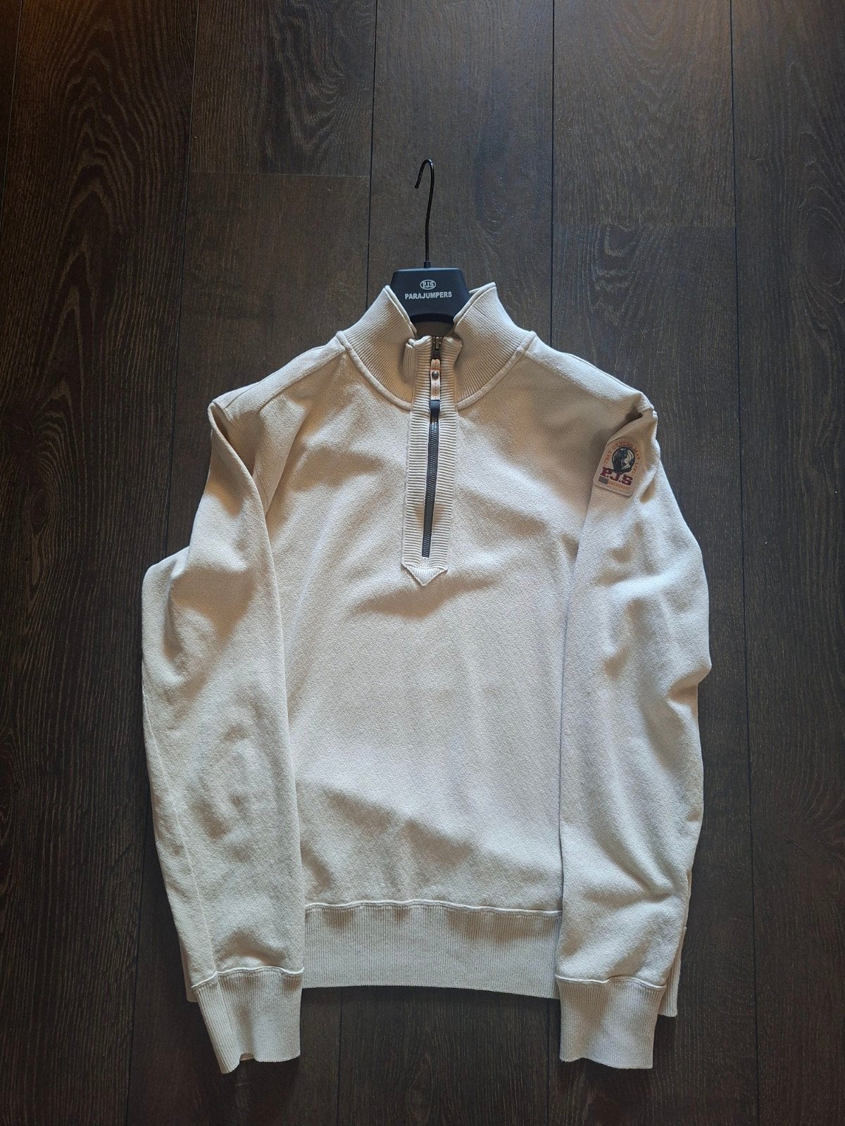 parajumpers trui met zip xl beige, Beige, Maat 56/58 (XL), Parajumpers, Ophalen of Verzenden