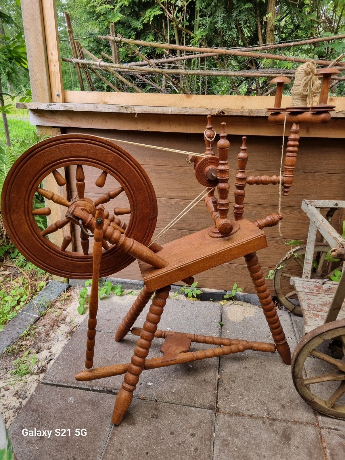 Goedwerkende spinnewiel, Hobby en Vrije tijd, Spinnewielen en Spinnen, Ophalen of Verzenden, Spinnewiel