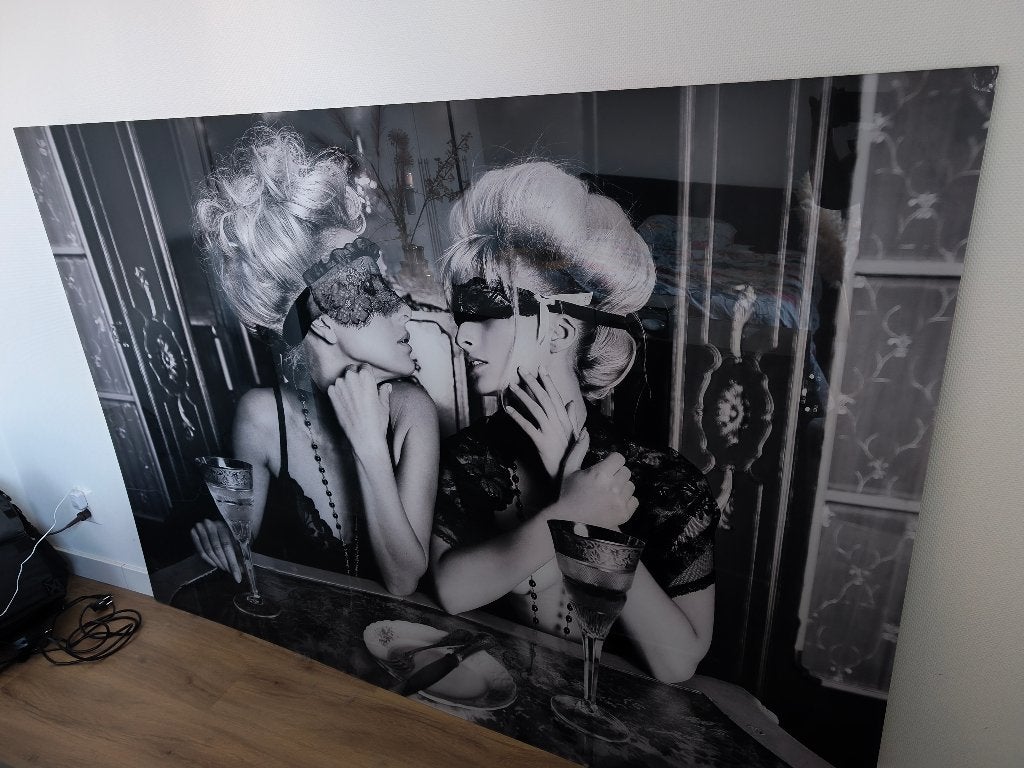 GRATIS OPHALEN!! Groot epoxy wanddecoratie schilderij - besc, Huis en Inrichting, Woonaccessoires | Wanddecoraties, Ophalen, Schilderij
