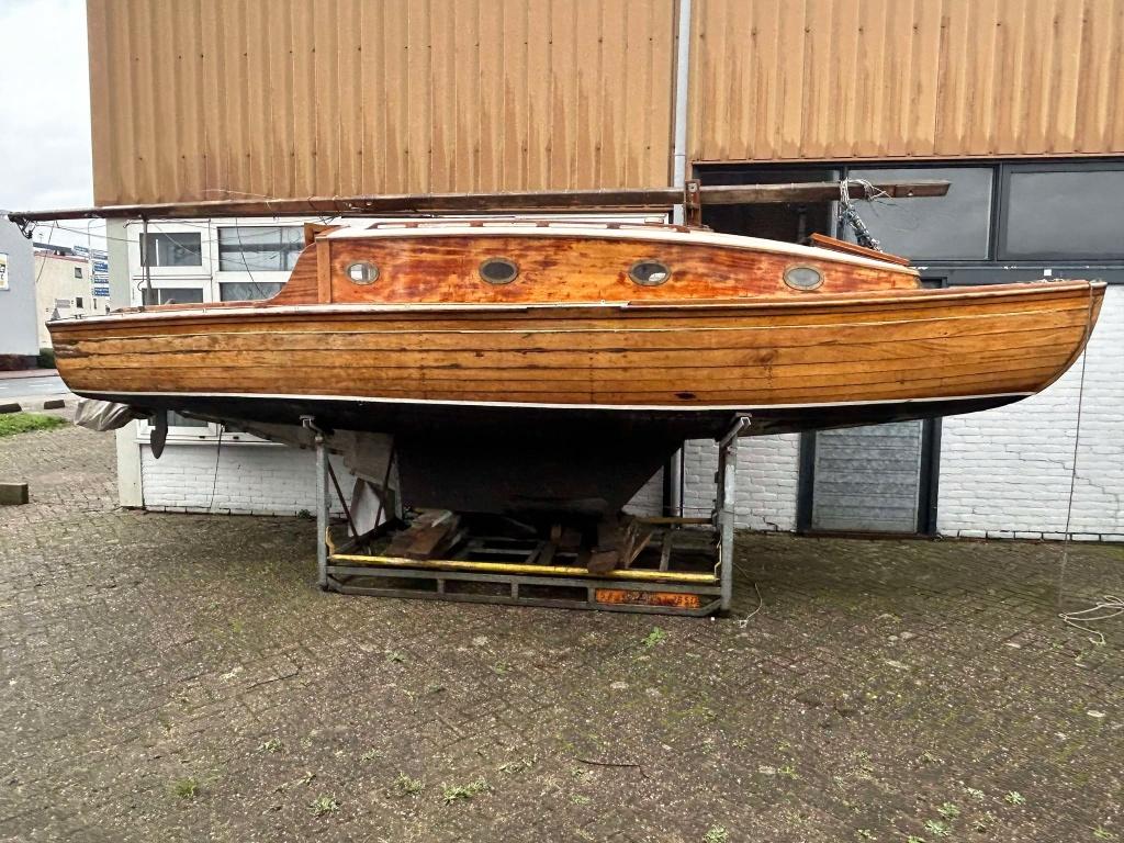Klassieke Houten kajuit zeilboot  KOOPJE, Watersport en Boten, Kajuitzeilboten en Zeiljachten, Gebruikt, Ophalen of Verzenden