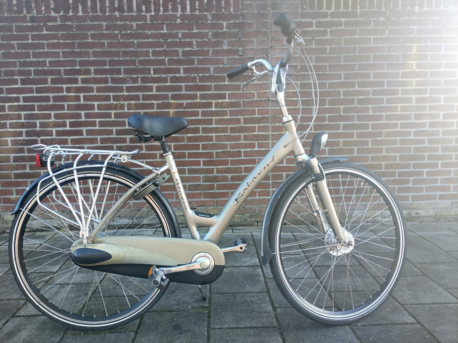 damesfiets Batavus 28 inch, 47 tot 51 cm, Ophalen, Gebruikt, Batavus