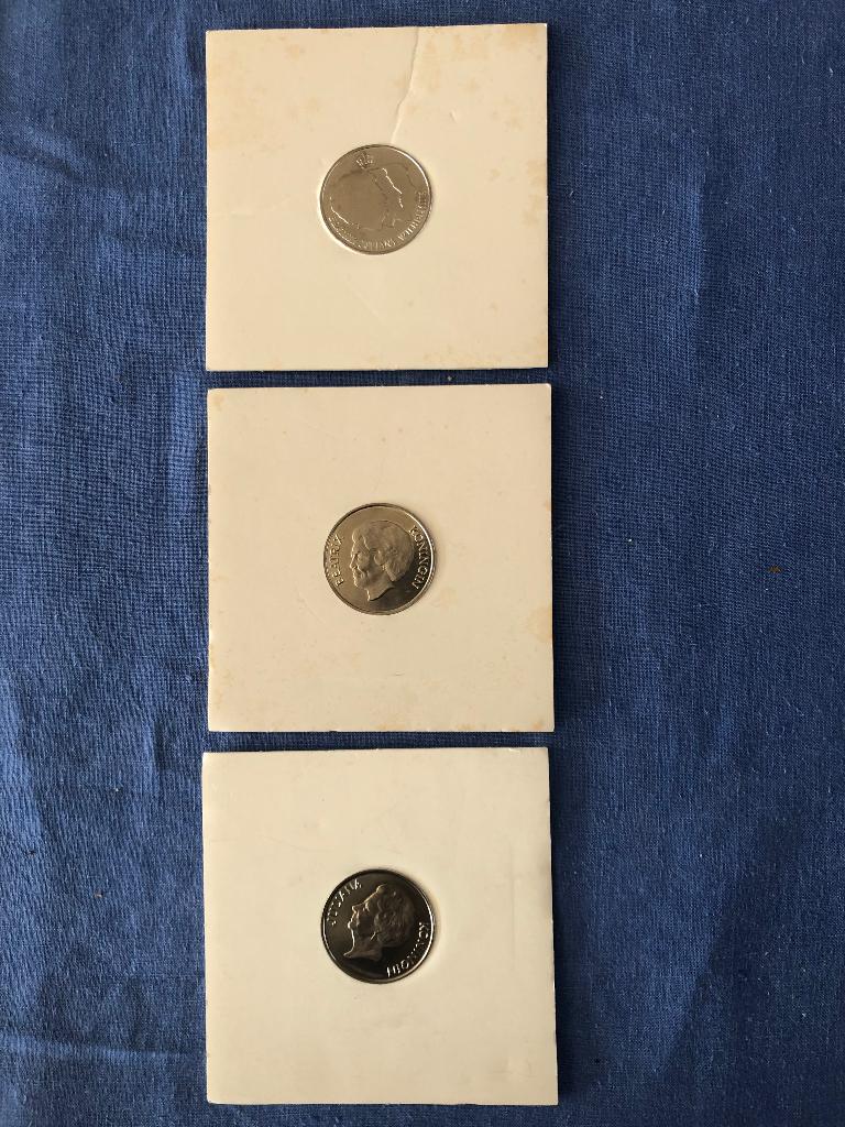 Herdenkingspenningen / munten  Rabobank 100 jaar, Ophalen of Verzenden, Overige materialen, Nederland