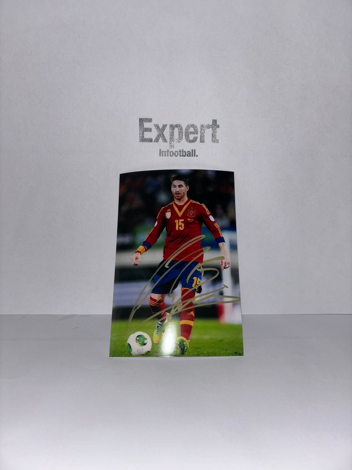 Ramos gesigneerde foto - Spanje, Ophalen of Verzenden, Nieuw, Buitenlandse clubs, Spelerskaart