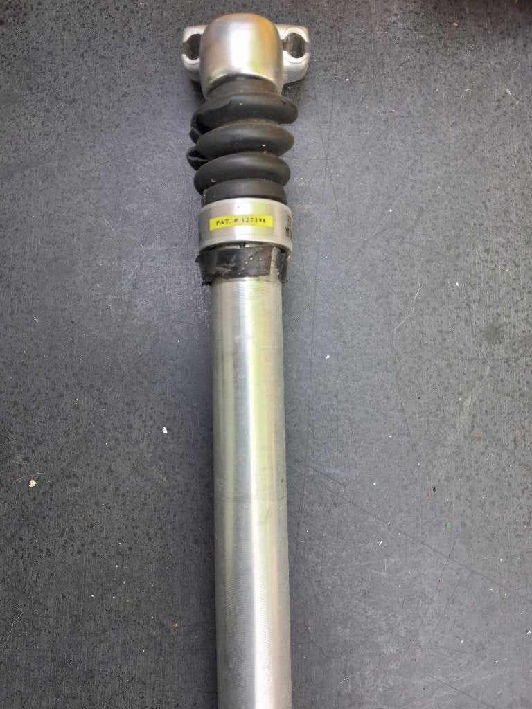 Zadelpen verend, Fietsen en Brommers, Ophalen of Verzenden, Gebruikt, Zadel, Aluminium