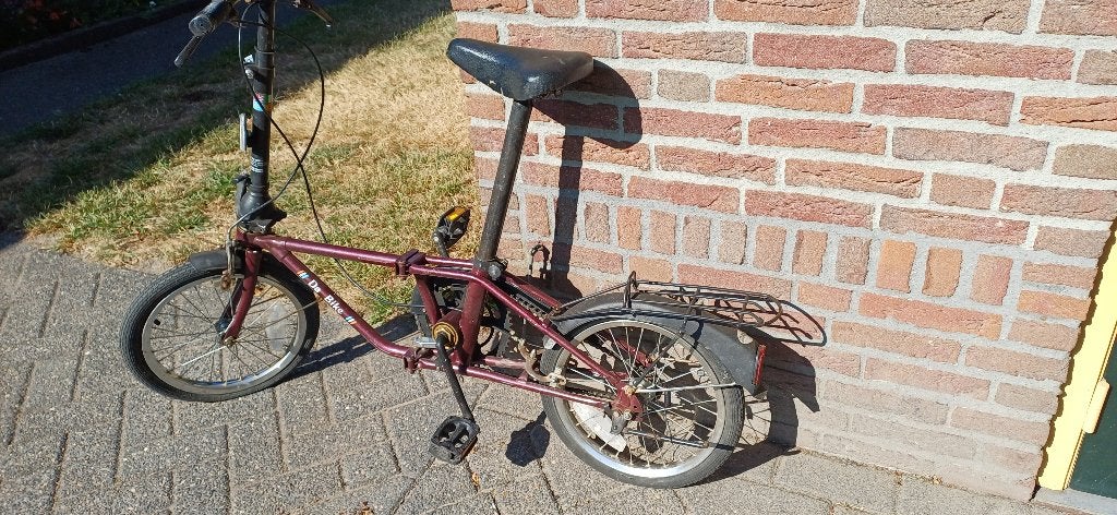 Vouwfiets, Fietsen en Brommers, Fietsen | Vouwfietsen, Ophalen, Gebruikt, Totaal opvouwbaar, Minder dan 14 inch