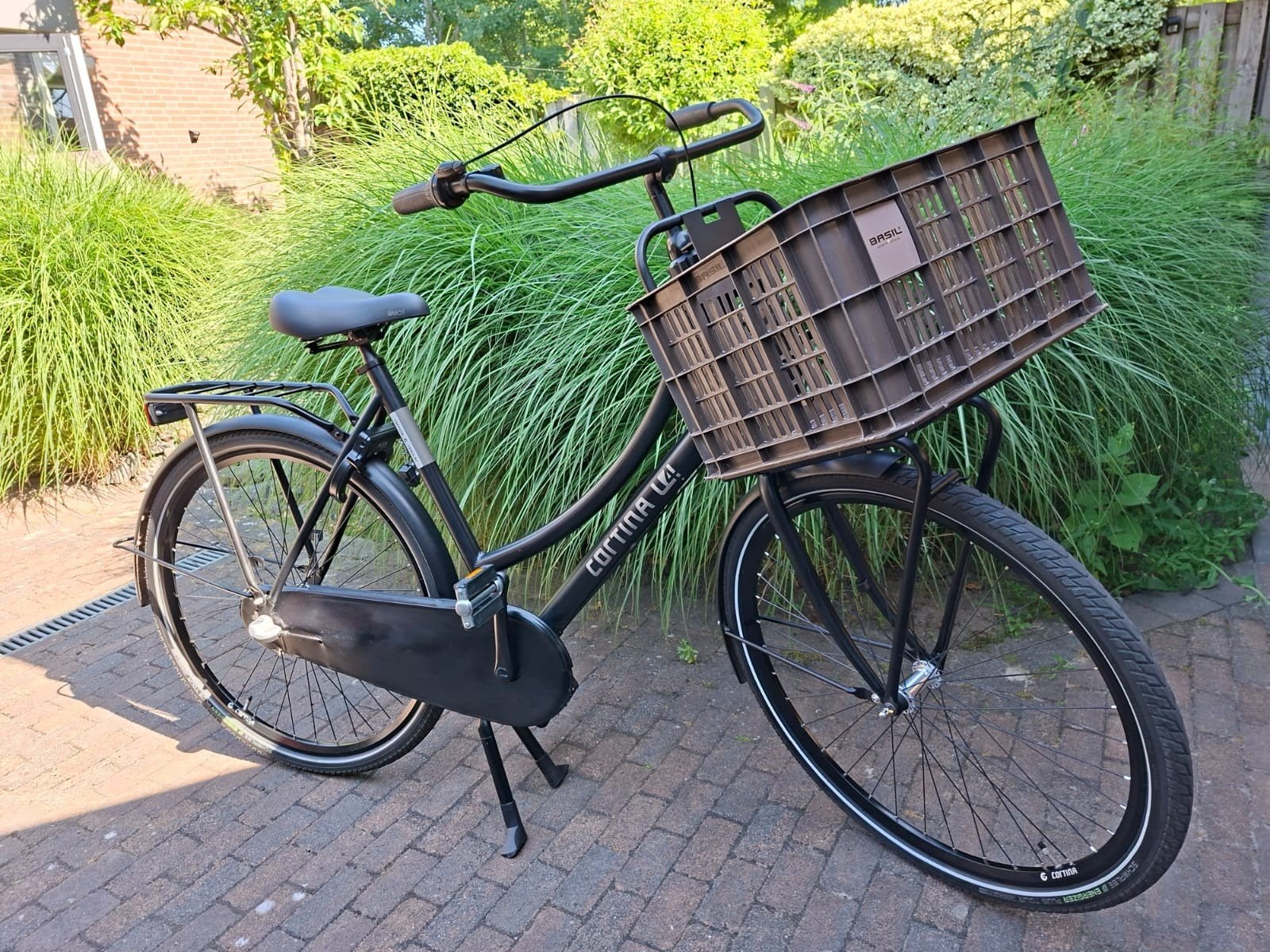 CORTINA U4 N3 TRANSPORT FIETS 2025 NIEUWSTAAT, Fietsen en Brommers, Fietsen | Dames | Omafietsen, Terugtraprem, Cortina U4 transportfiets