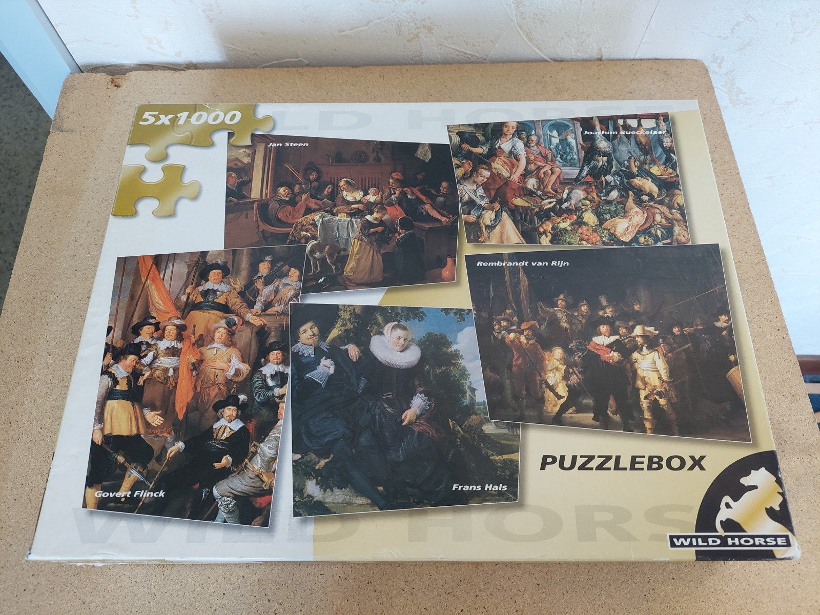 Wild Horse puzzel collecties 2 stuks (10 puzzels), Ophalen, 500 t/m 1500 stukjes, Gebruikt, Legpuzzel