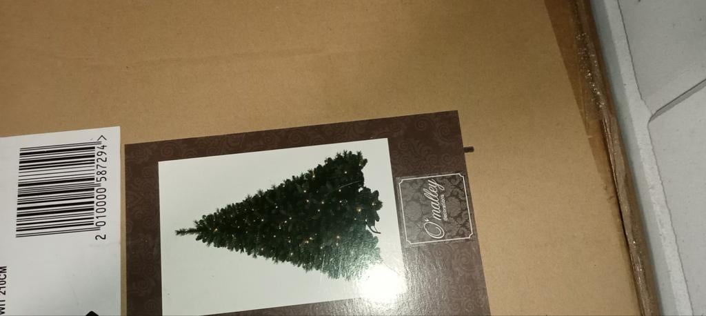 Kunst Kerstboom 210 cm in doos., Diversen, Kerst, Ophalen