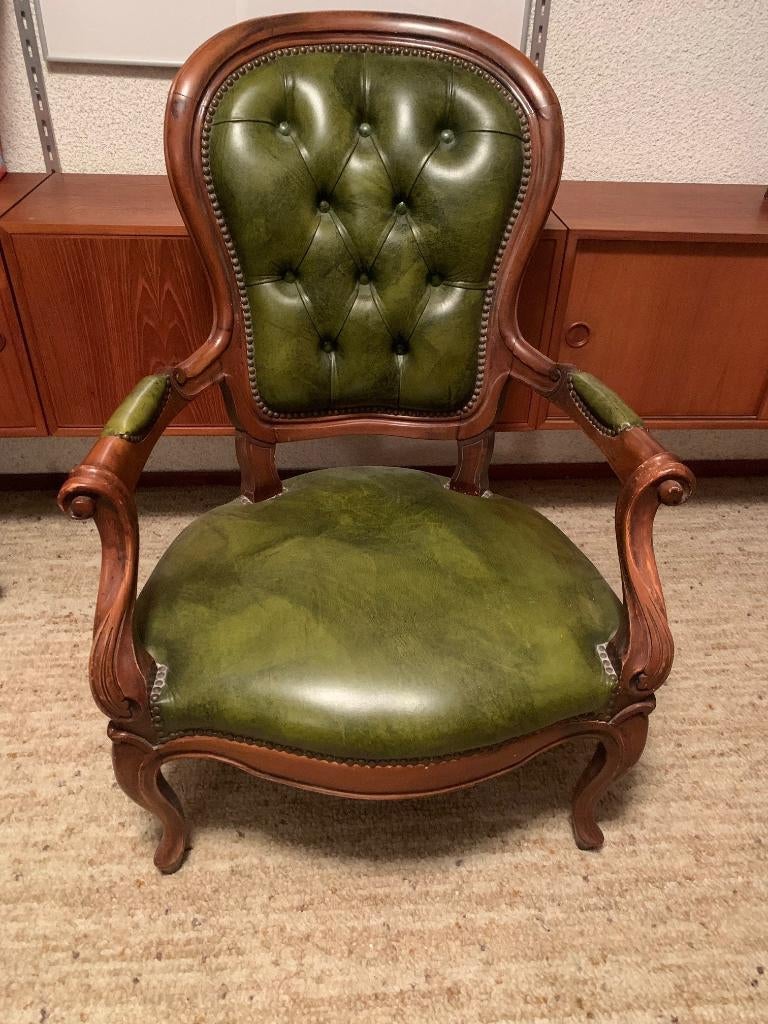 Vintage stoel groen, Ophalen