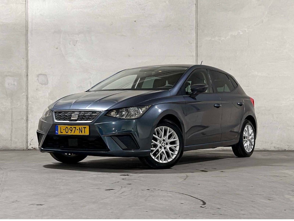 Seat Ibiza 1.0 Ecotsi 95pk 2021 Grijs, Voorwielaandrijving, 40 €/maand, 95 pk, Ibiza