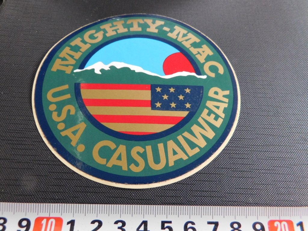 sticker Mighty - Mac U.S.A.  Casualwear, Ophalen of Verzenden, Zo goed als nieuw