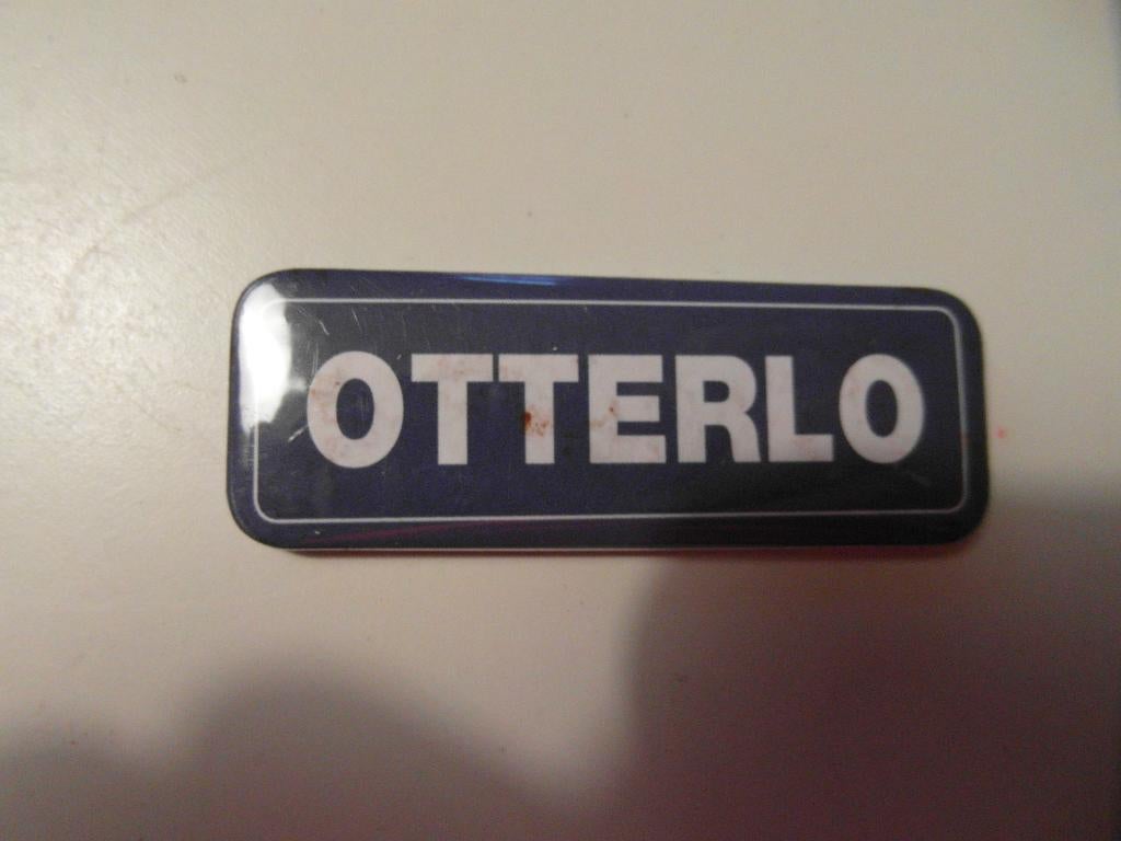 Bordje Otterlo magneet, Ophalen of Verzenden, Metaal, Overige typen