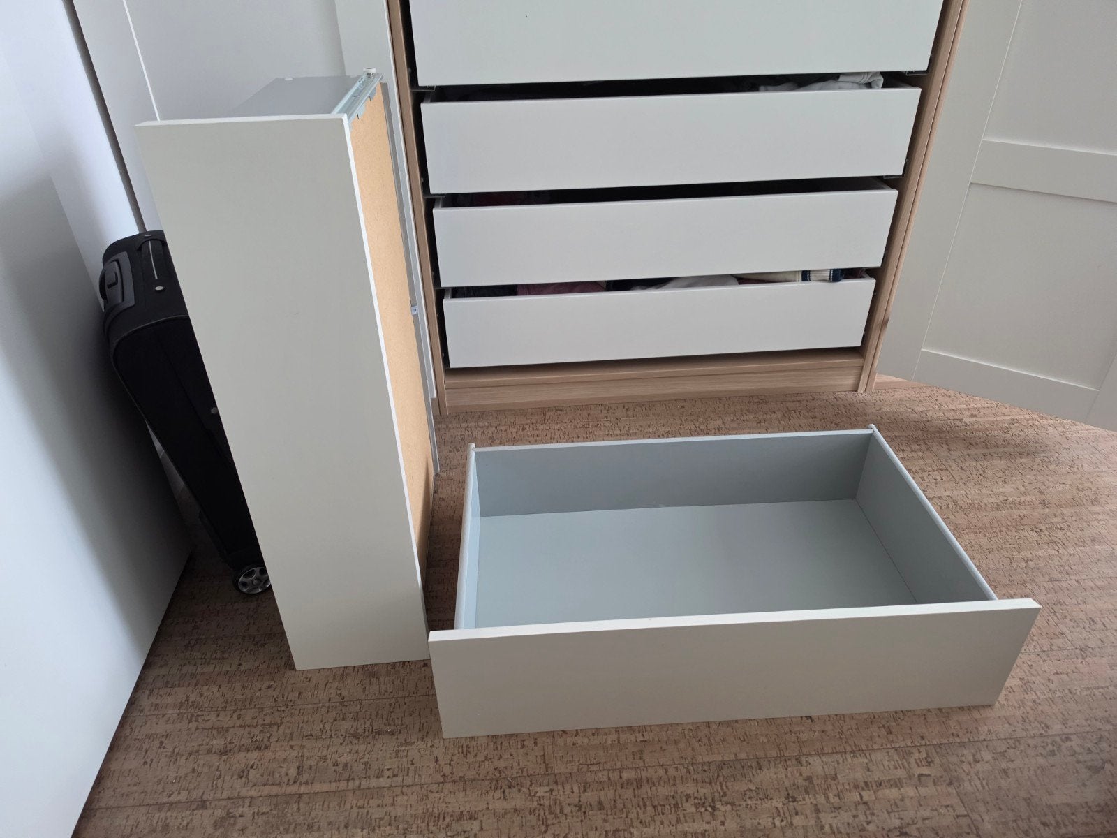 Gratis - 3x MALM lades voor IKEA kast, Ophalen of Verzenden, Gebruikt, 50 tot 75 cm, 50 tot 100 cm