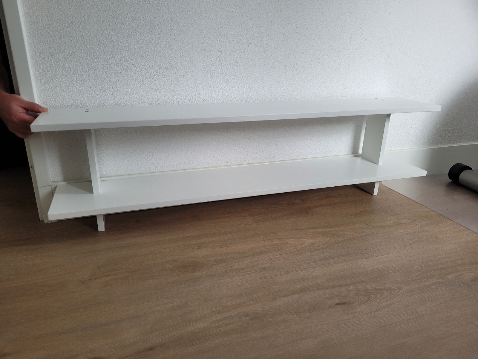 Wit Bopita Wandrek /Wandplanken voor babykamer / kinderkamer, Ophalen, Bopita, Zo goed als nieuw, Wit