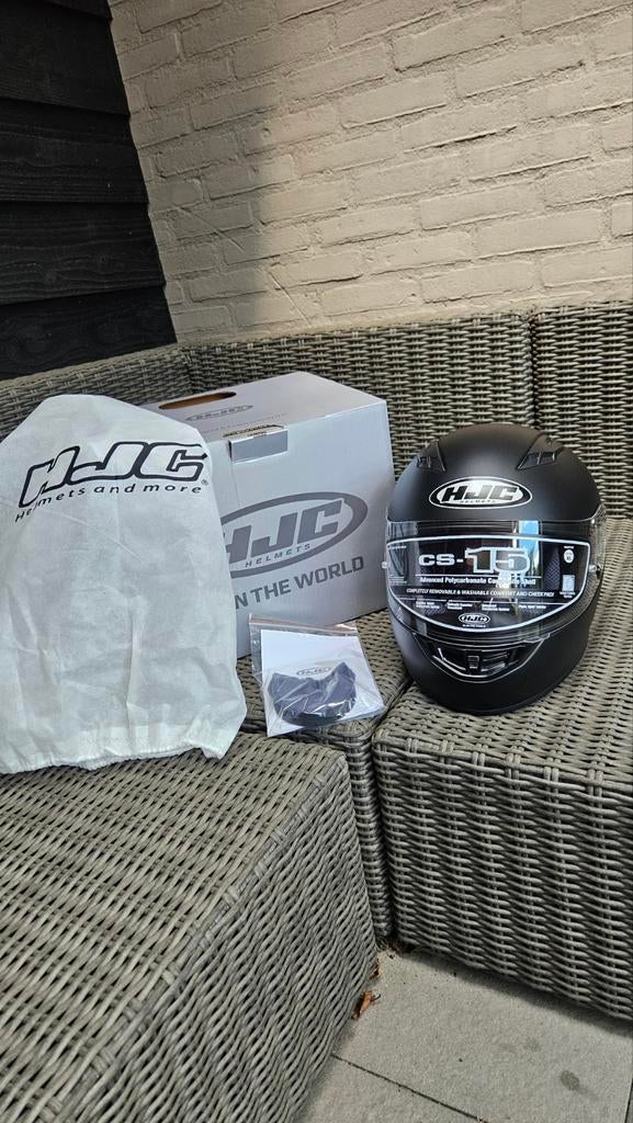 HJC CS-15 Integraalhelm Mat Zwart - Nieuw in Doos, Motoren, Integraalhelm, Ophalen, Nieuw met kaartje, XL