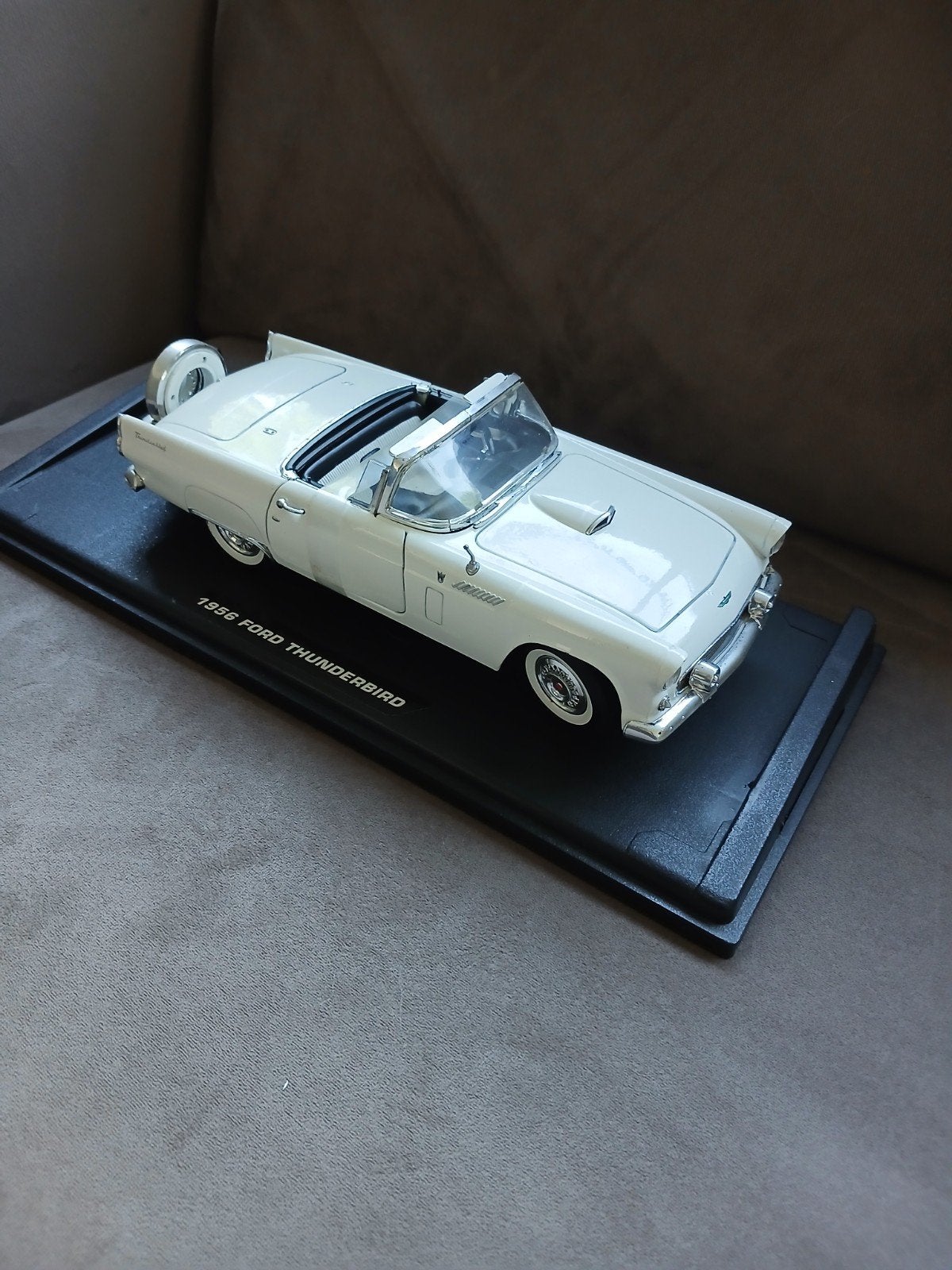 1956 Ford Thunderbird Model 1/18, Ophalen of Verzenden, Zo goed als nieuw, Auto, Overige merken