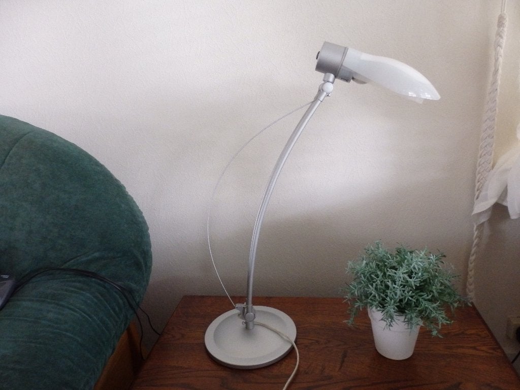 design lamp Aluminor Type "Opus" Bureaulamp tafellamp, Ophalen, Gebruikt