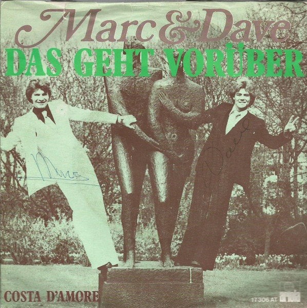 Vinylsingles marc & dave gezocht, Ophalen of Verzenden, Zo goed als nieuw, Overige formaten, Levenslied of Smartlap