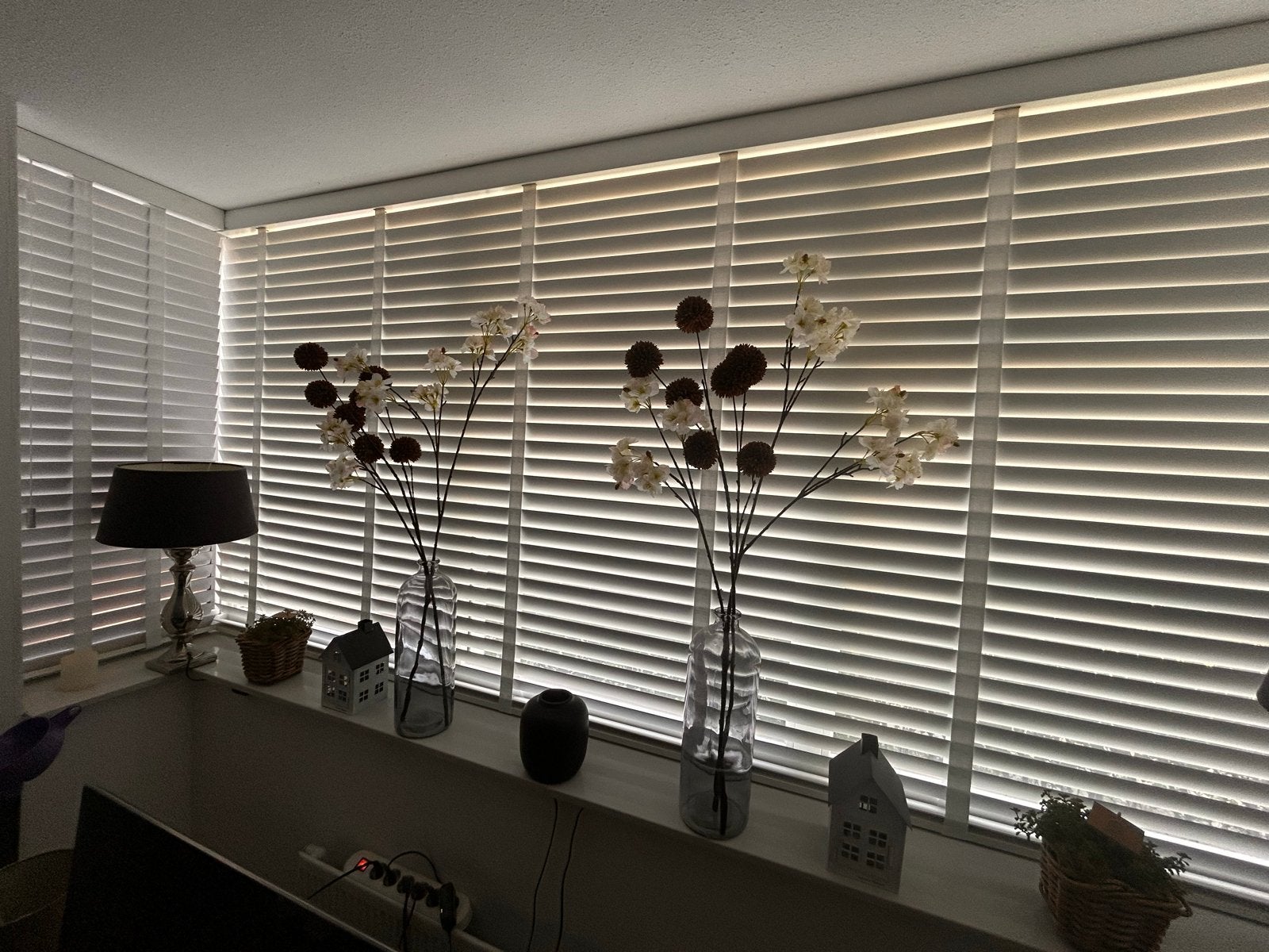 Witte houten jaloezieën van Lifestyle Interior, Ophalen, Jaloezie, Gebruikt, Wit