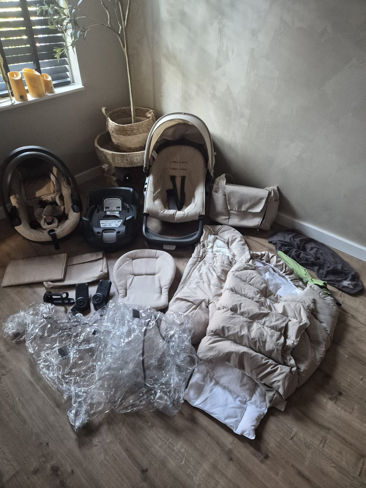 Stokke Trailz 3-in-1, Kinderen en Baby's, Kinderwagens en Combinaties, Gebruikt, Combiwagen, Met autostoeltje, Ophalen